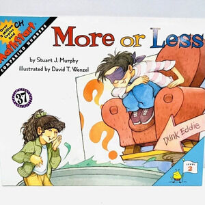 MORE OR LESS #37 Book MathStart Level 2 Comparing Numbers by Stuart J. Murphy